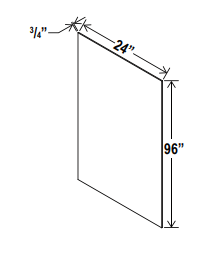 Accessories - Shelf Board - White - Slim Shaker