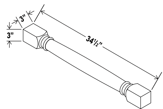 Accessories - Classic Decorative Leg - White - Aspen