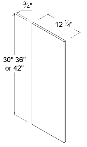 Accessories - Wall Decorative Door Panel - White - Gloss Frameless